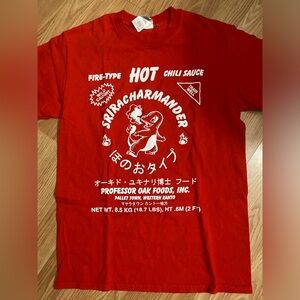 Charmander Pokémon siriacha t-shirt